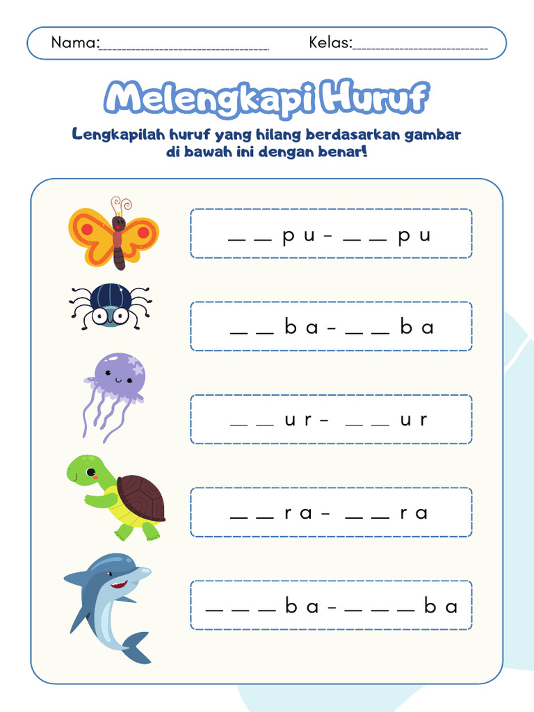 Melengkapi Huruf Pdf