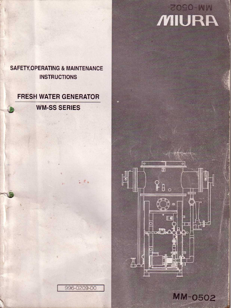 Fresh Water Generator | PDF