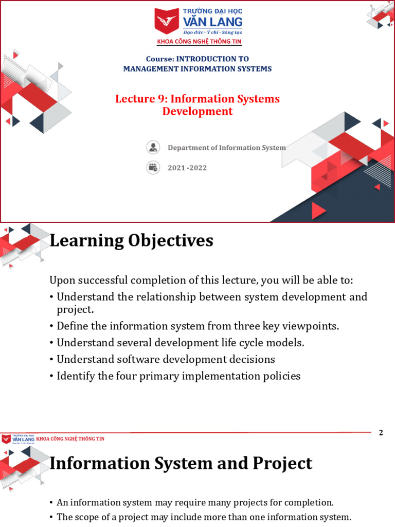 L9 - Information Systems Development | PDF | Software Development ...
