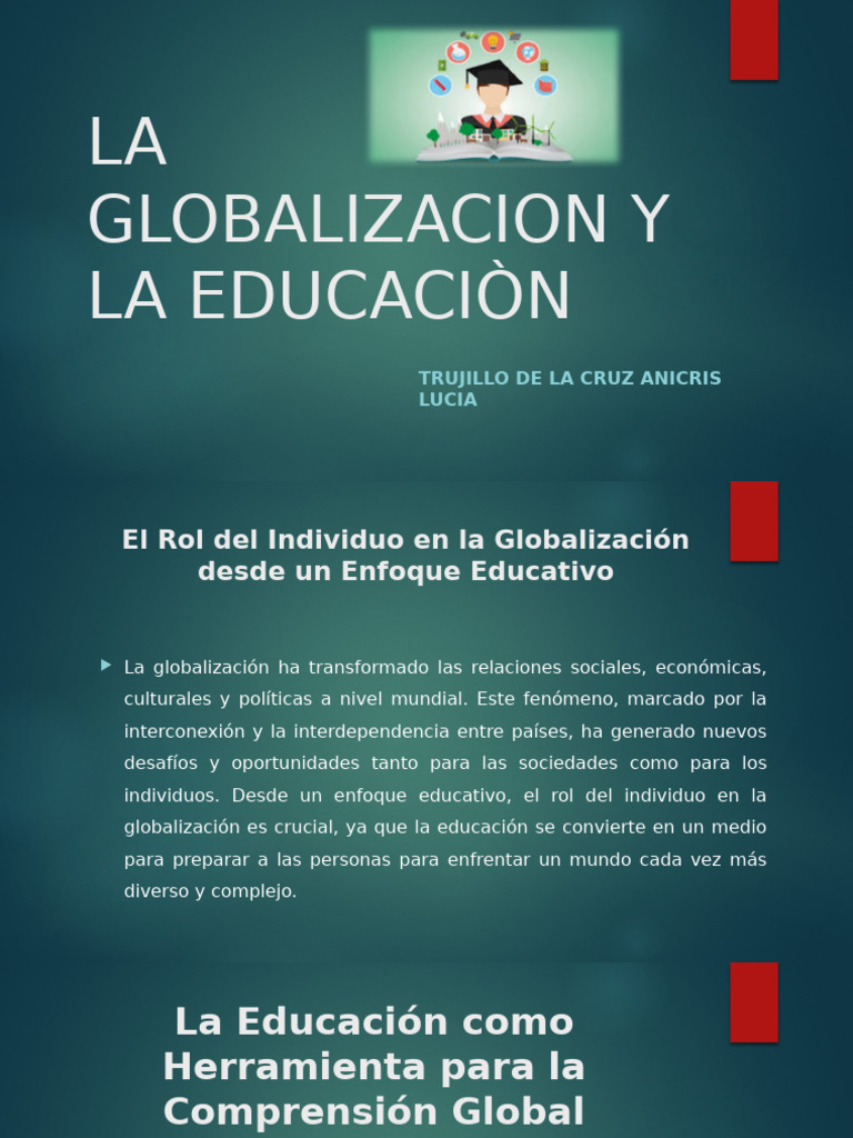 La Globalizacion y La Educaciòn | PDF | Globalización | Educación en ...