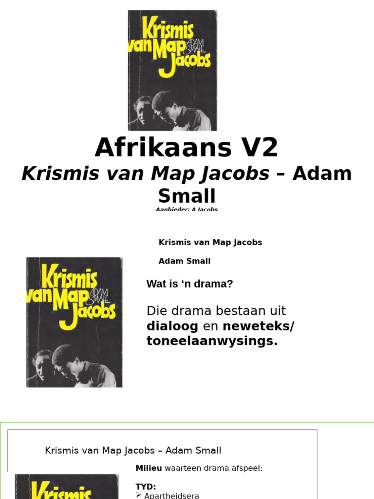 Krismis Van Map Jacobs Powerpoint | PDF