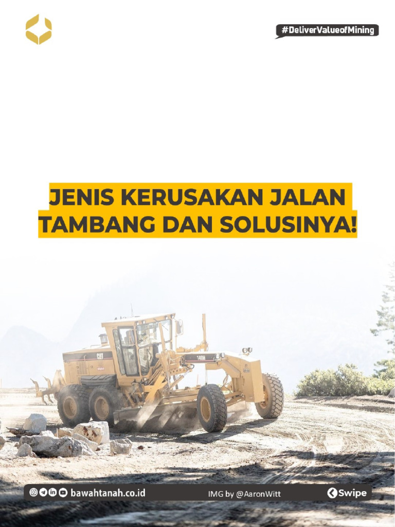 Jenis Kerusakan Jalan Tambang Dan Solusinya-1 | PDF