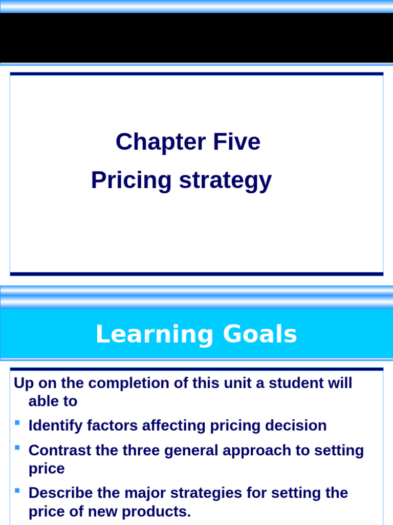 Pricing Strategies and Factors Explained | PDF | Discounts And ...