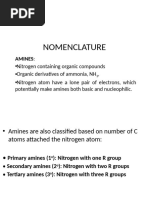 Drawing Structures of Amines Guide | PDF | Amine | Molecules