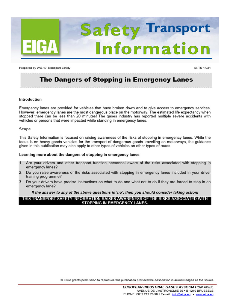 Sits 014 | PDF | Emergency | Traffic
