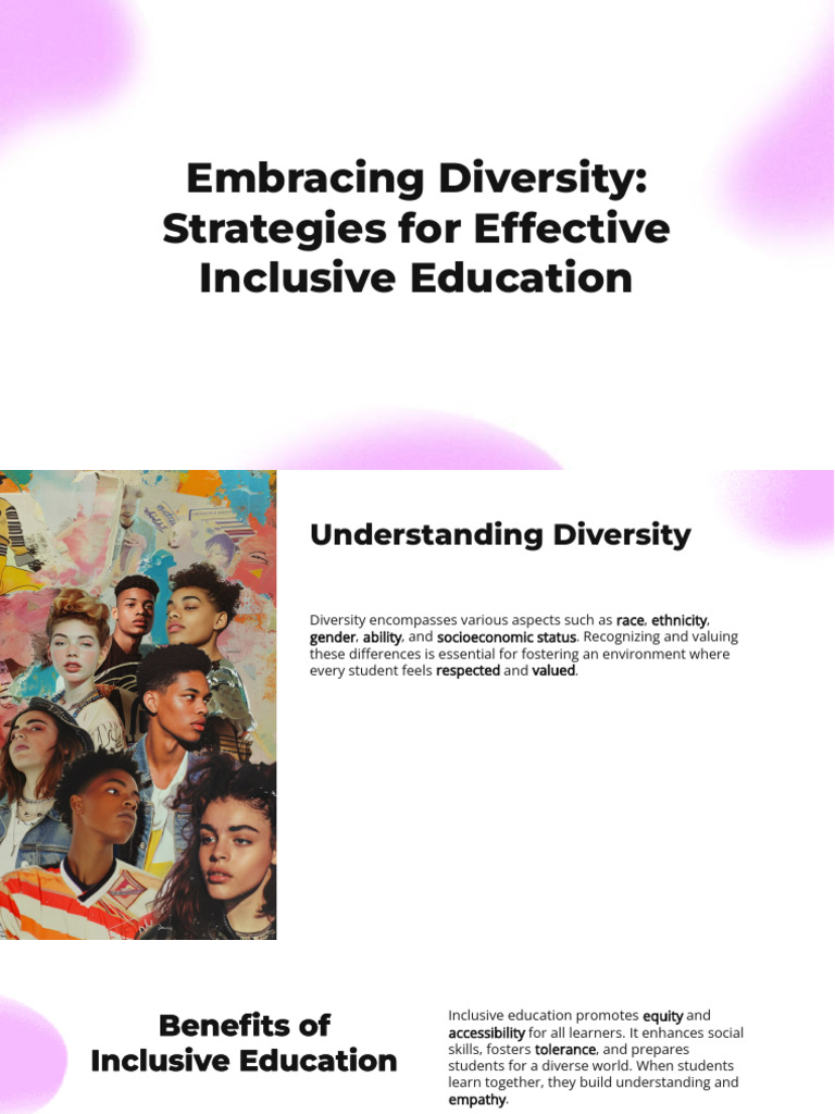 Slidesgo Embracing Diversity Strategies For Effective Inclusive ...