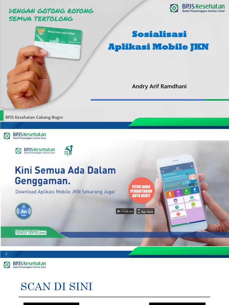 Panduan Login Aplikasi Mobile JKN | PDF