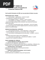 Barème d'évaluation oral français 2024 | PDF