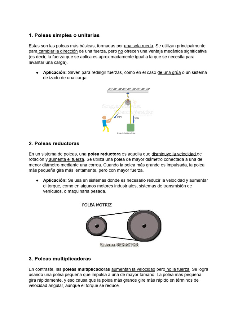 Poleas Pdf