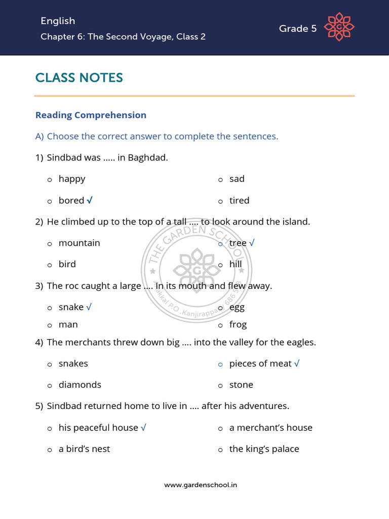 AK-CN-Grade+5-English-Chapter+6-Class+2 | PDF