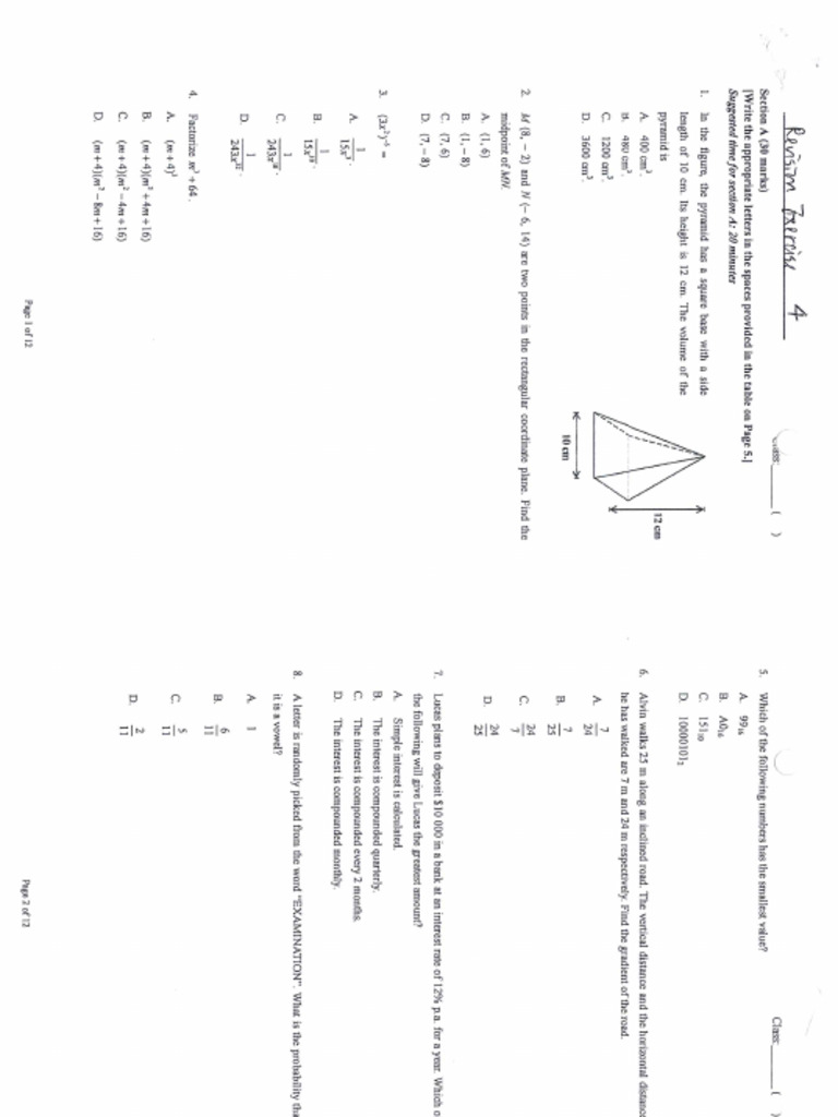 Mabel F3 Maths 2 | PDF