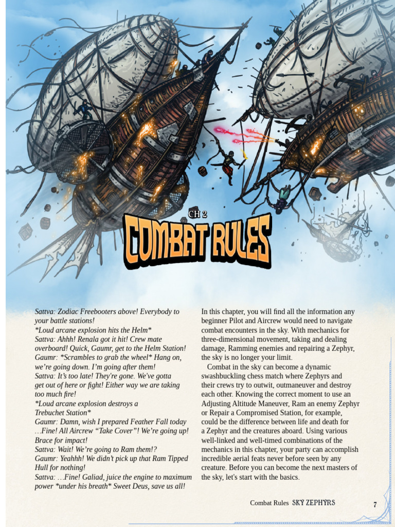 Sky Zephyr Combat Mechanics | PDF | Acceleration