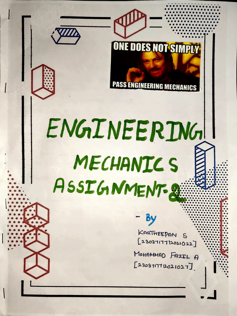 EM Assignment 2 (022,027) | PDF | Mechanics | Mechanical Engineering