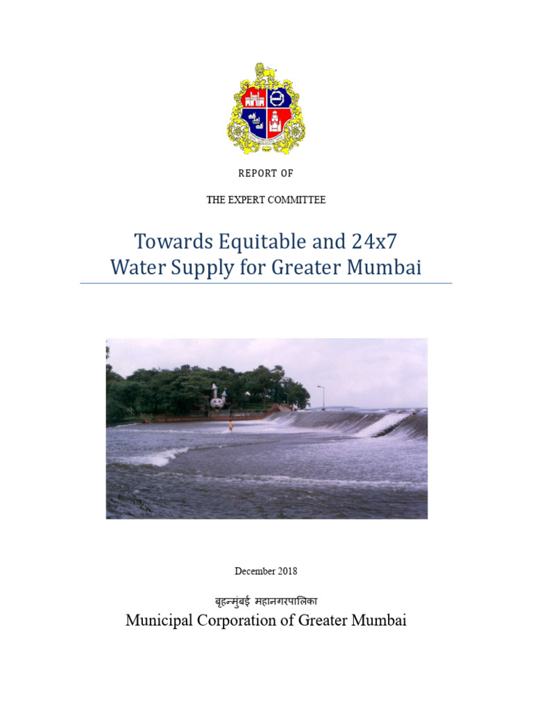Mumbai's 24x7 Water Supply Report | PDF | Water Supply | Hydrology