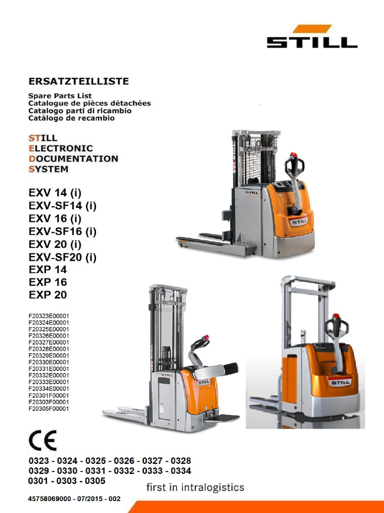 EXV 14-20 Truck Parts Catalog | PDF | Screw | Bearing (Mechanical)