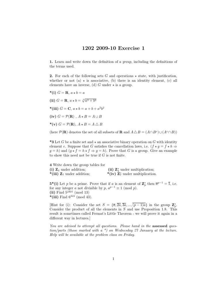 Ex 1 Exercsieonly | PDF
