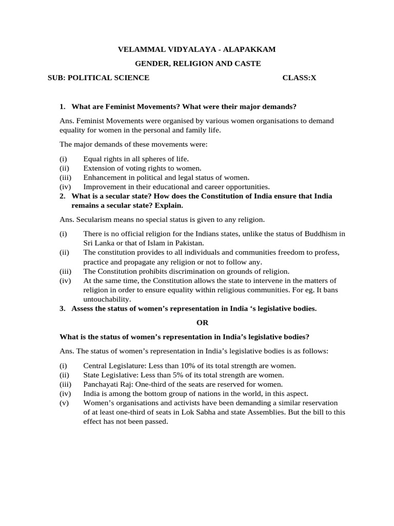 Gender, Caste, and Politics in India | PDF | Voting | Caste