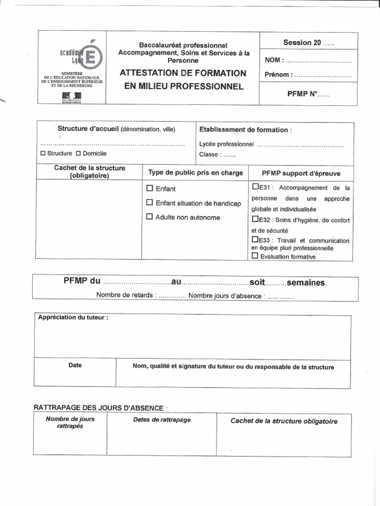 Attestation de Formation | PDF