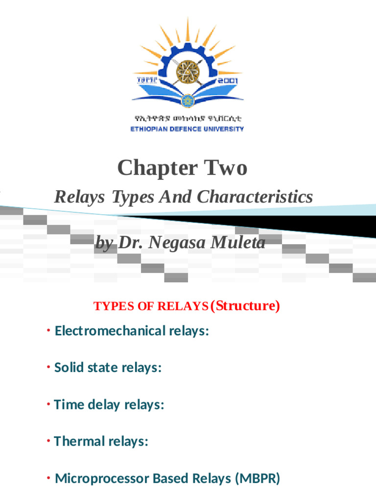 Chapter 2 Relay Types Pdf Relay Electrical Impedance