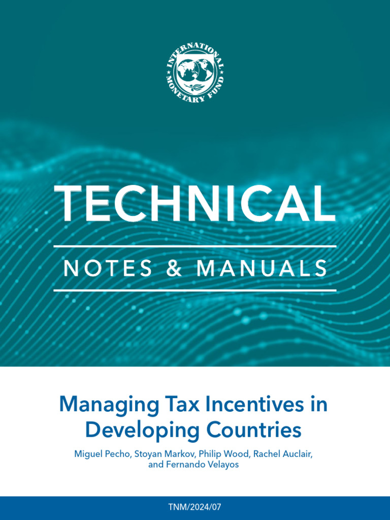 Managing Tax Incentives in Developing Countries | PDF | Taxes | Risk