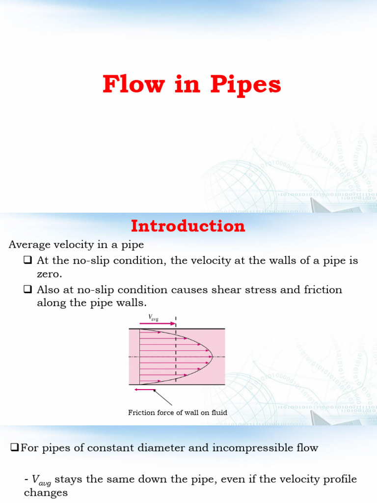 2B Flow in Pipes Laminar | PDF | Reynolds Number | Fluid Dynamics