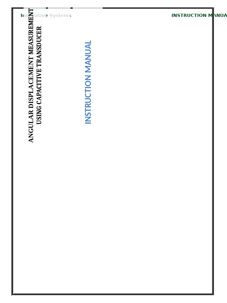 Capacitive Transducer Guide | PDF | Capacitor | Capacitance