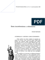 Curso Realidade Brasileira - Celso Furtado - Entre Inconformismo e Reformismo