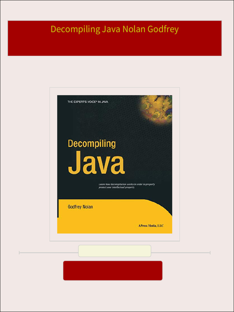 Decompiling Java Nolan Godfrey all chapter instant download | PDF ...