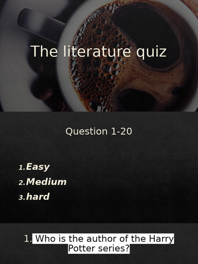 ROWLING QUIZ TESTS visual data 3