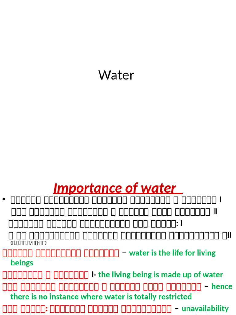 Water | PDF