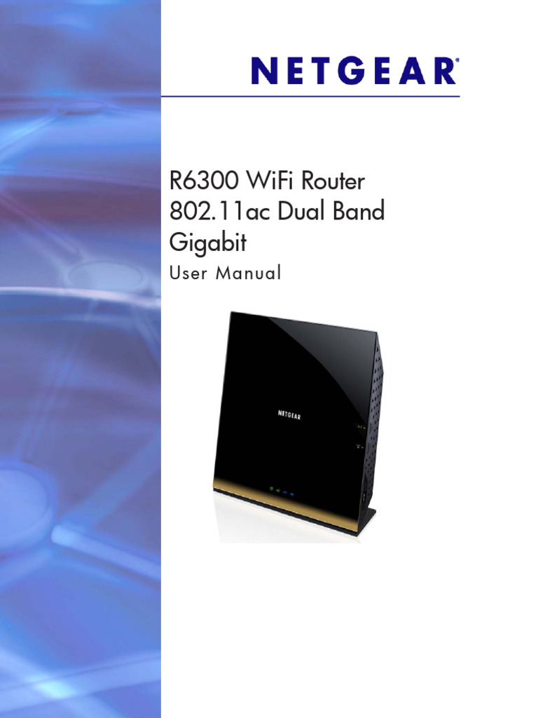R6300 UM 18jun12 | PDF | Wi Fi | Ip Address