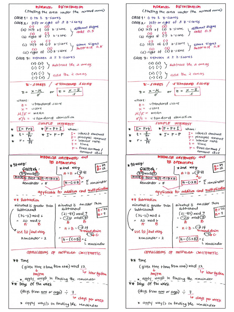 Finals - List of Formulas | PDF