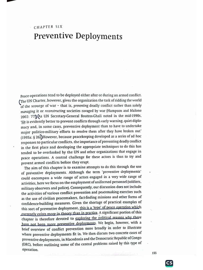 Preventive Deployment | PDF