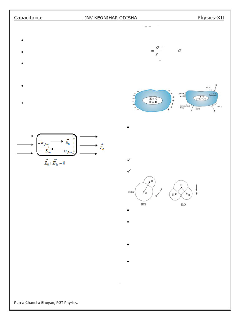 Understanding Capacitance and Dielectrics | PDF | Dielectric | Capacitance