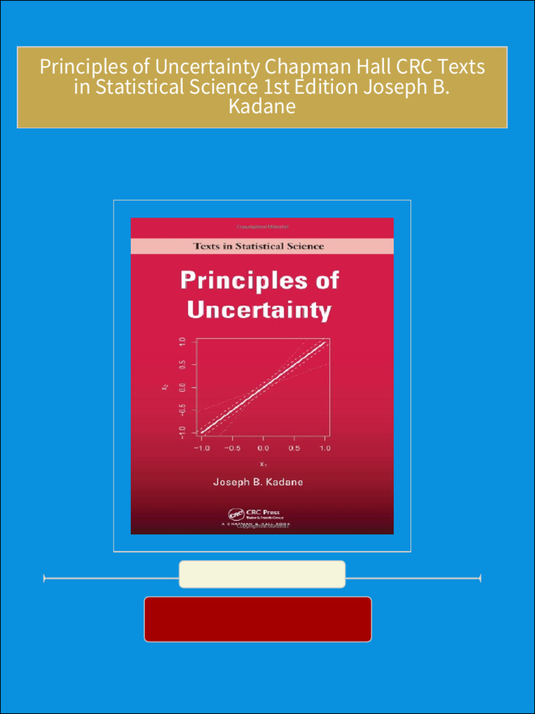 Get principles of uncertainty chapman hall crc texts in statistical