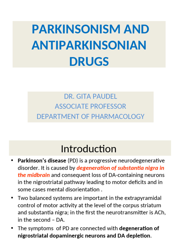 Updated | PDF | Dopamine | Parkinson's Disease
