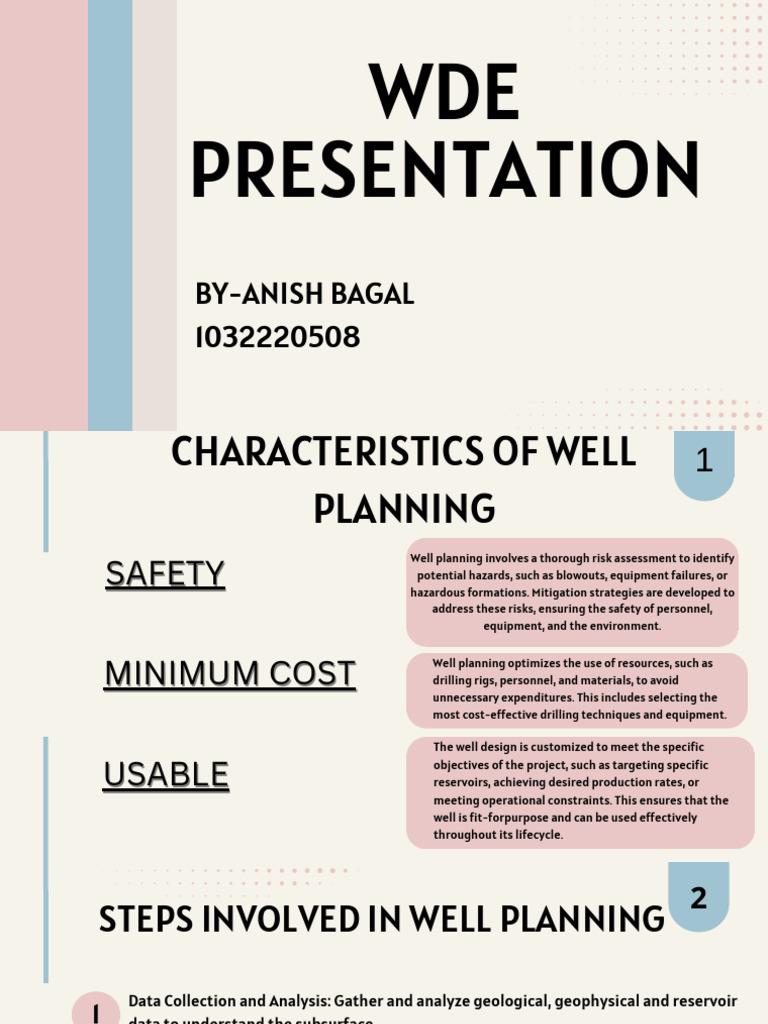 Well Planning for Drilling Experts | PDF | Pressure | Oil Well