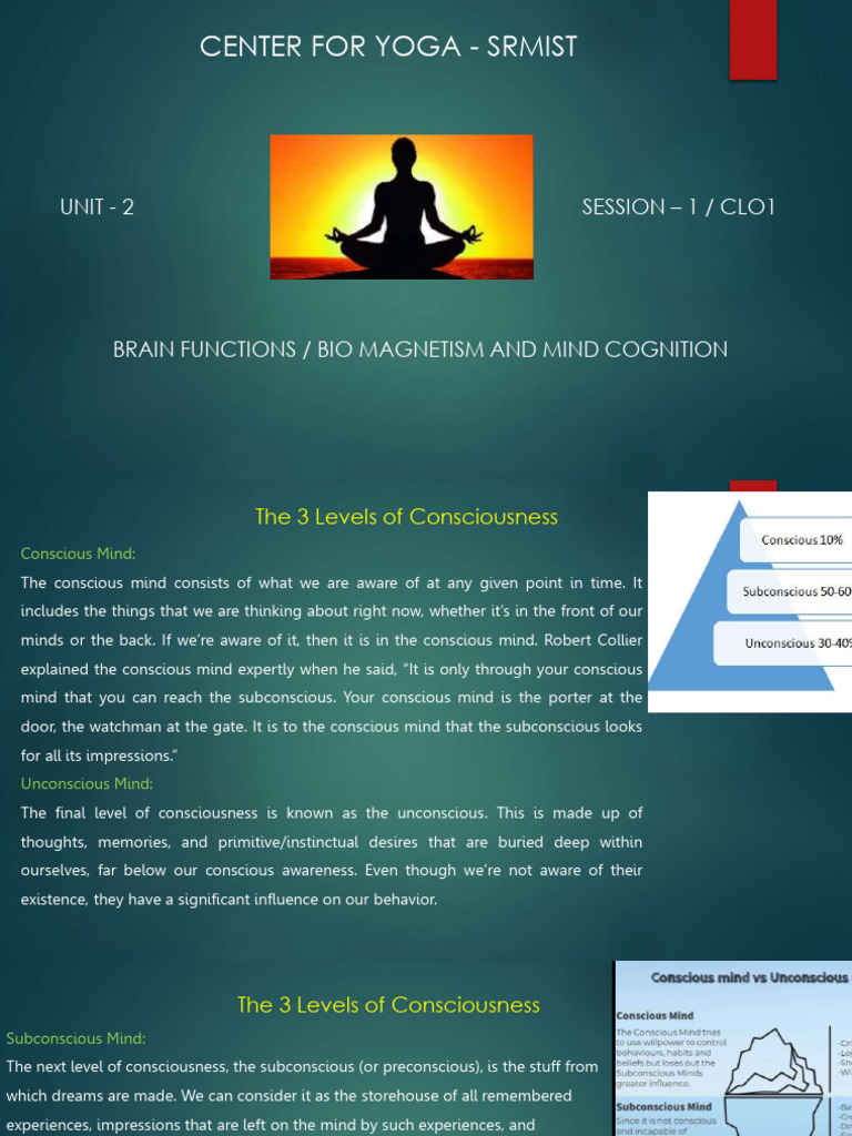 Understanding Consciousness and Bio-Magnetism | PDF | Mind | Consciousness