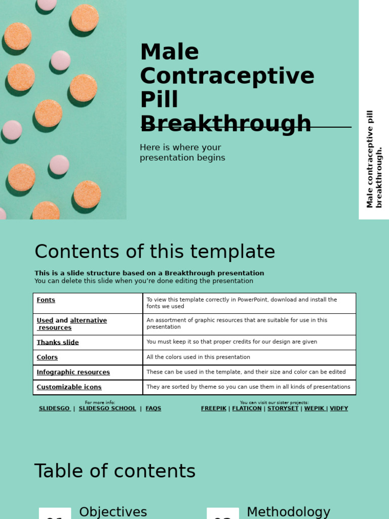 Male Contraceptive Pill Breakthrough | PDF | Planets | Saturn