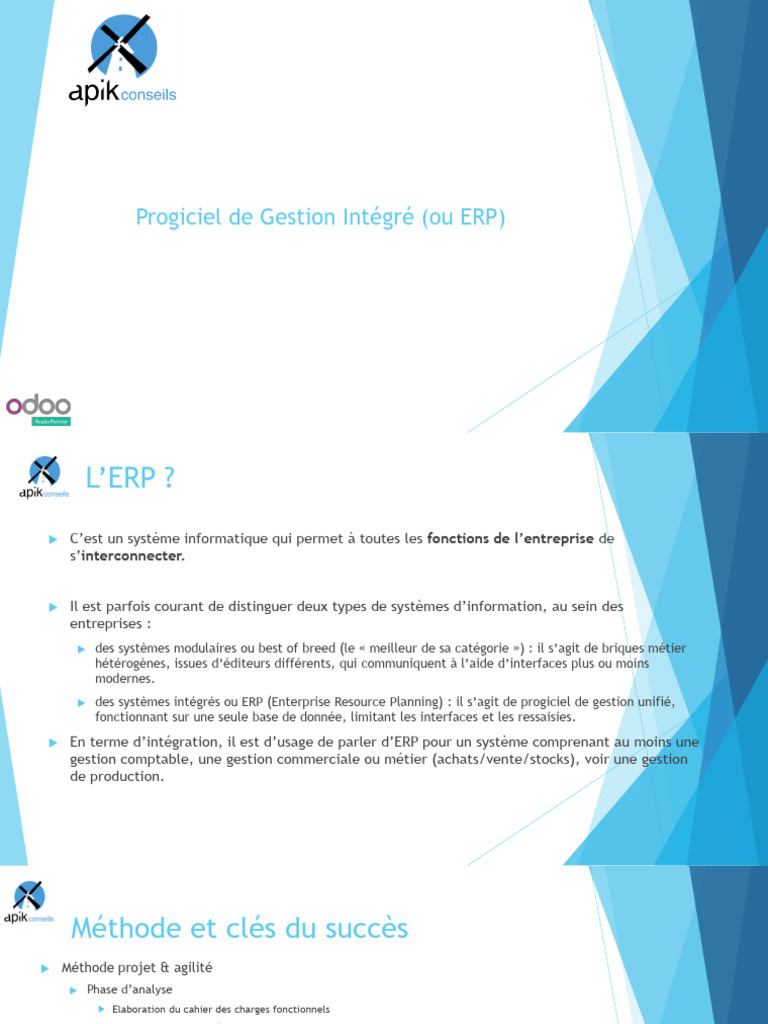 Guide sur les ERP et leur intégration | PDF | Progiciel de gestion ...