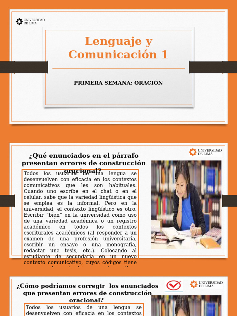 Errores y Correcciones en Oraciones Académicas | PDF | Sintaxis ...