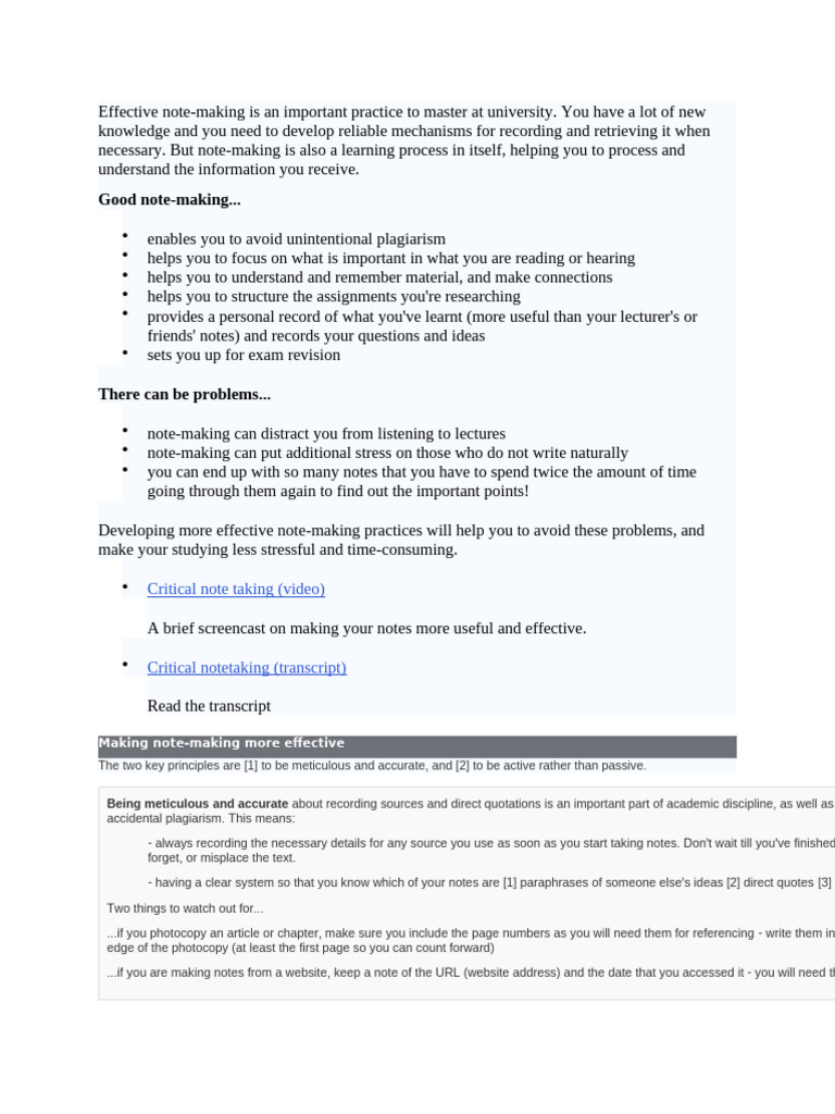 Effective note | PDF | Human Communication | Cognition