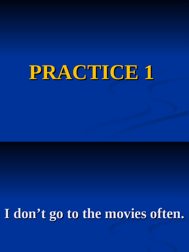 Practice 1 | PDF