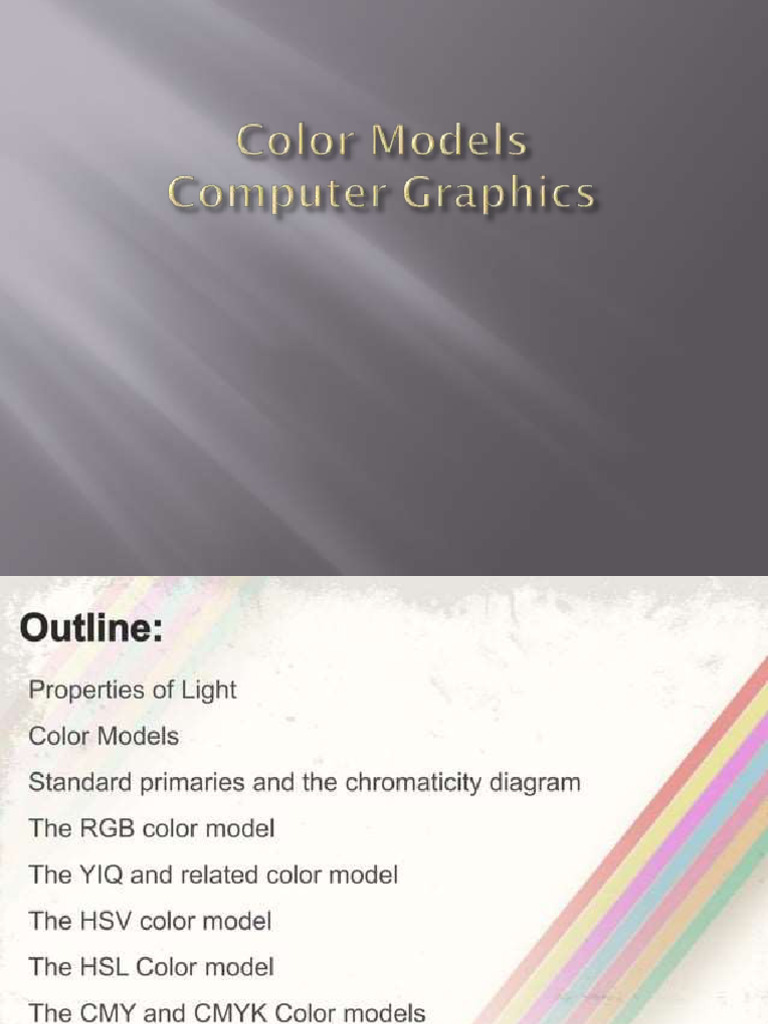Color Models | PDF