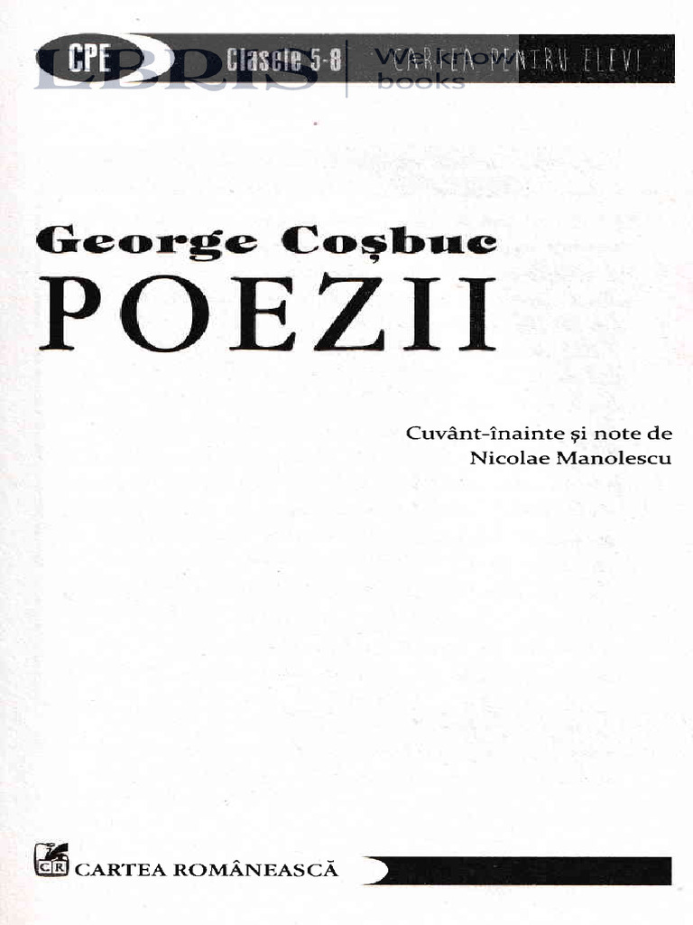 Poezii 2 - George Cosbuc | PDF