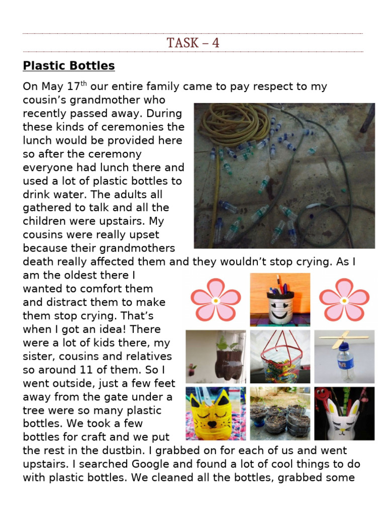 Creative Crafts from Plastic Bottles | PDF