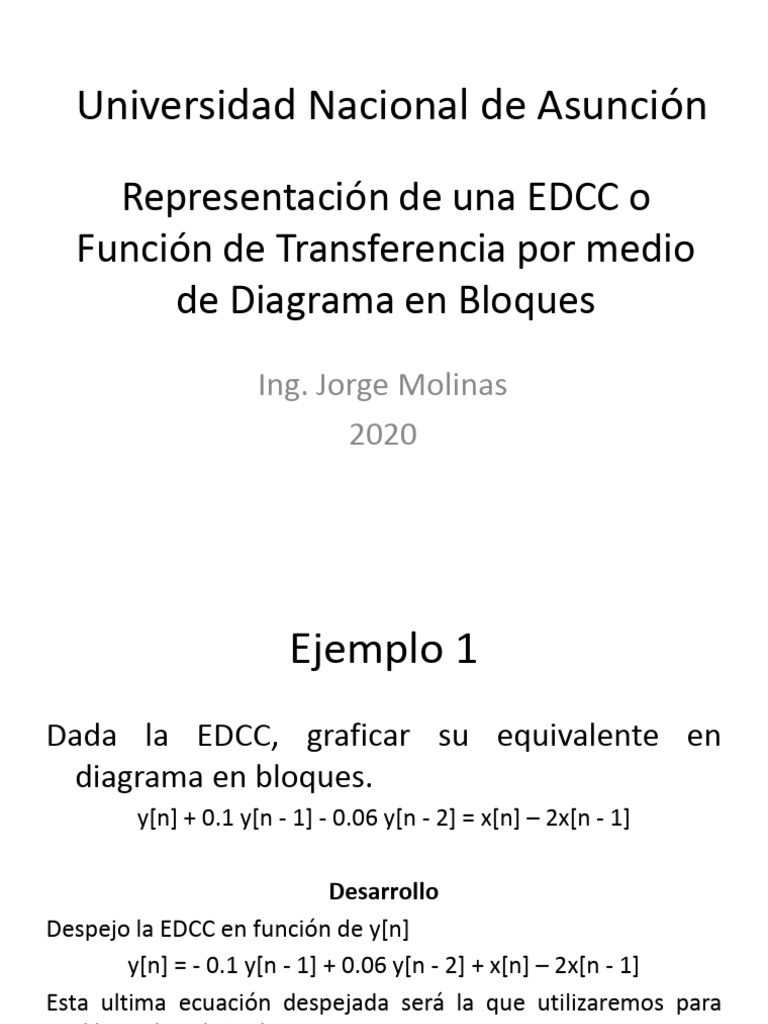 Diagrama en Bloques de EDCC y FT | PDF