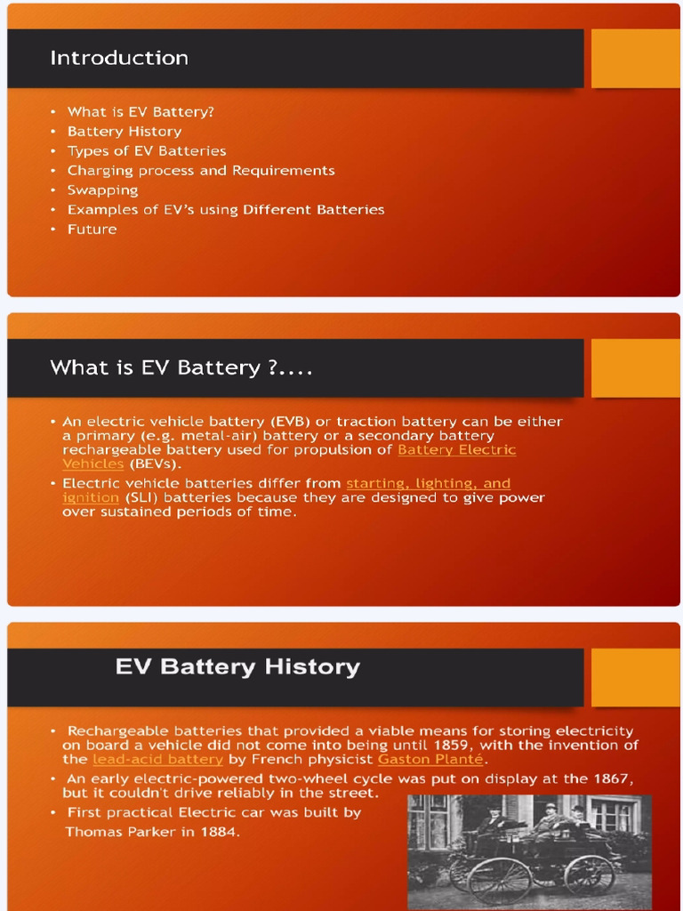 Battery Pdf Electric Vehicle Rechargeable Battery