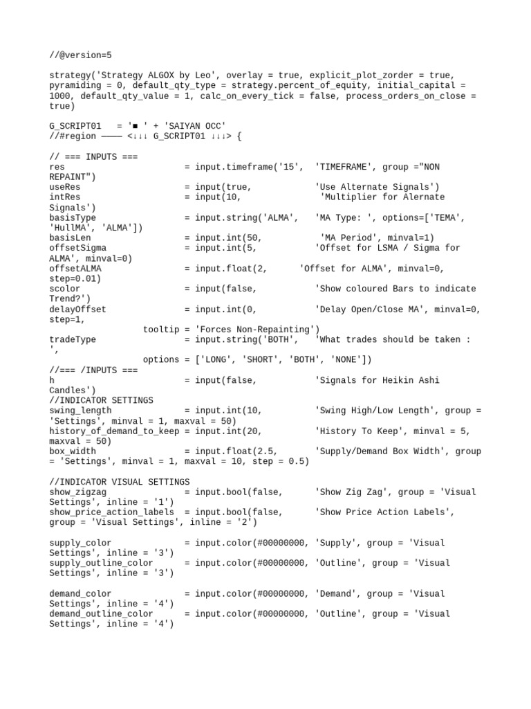 Strategy ALGOX by Leo | PDF | Kalman Filter | Volatility (Finance)
