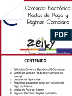 Comercio Electrónico Medios de Pago y Régimen Cambiario - 2011